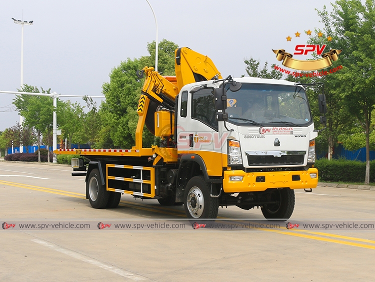 Off-road Wrecker Truck with Crane Sinotruk - RF
